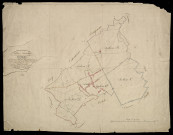 Plan du cadastre napoléonien - Estrees-Les-Crecy (Estrées) : tableau d'assemblage