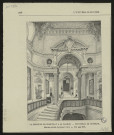 La donation de Chantilly à la France. Vestibule du Château (gravure extraite du journal l'art). Voir page 650