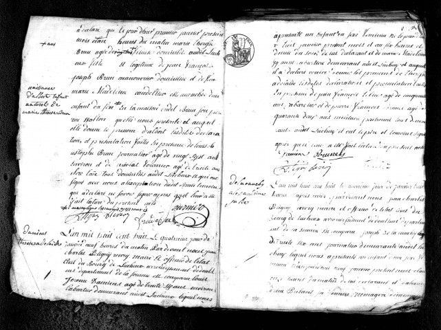 Lucheux : naissances, mariages, décès (1808-1817)