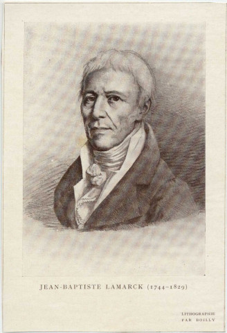Portrait de Jean Baptiste Lamarck