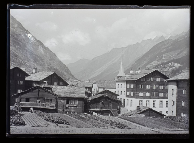 Zermatt vue d'ensemble - juillet 1903