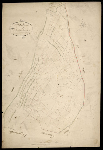 Plan du cadastre napoléonien - Cambron : F2