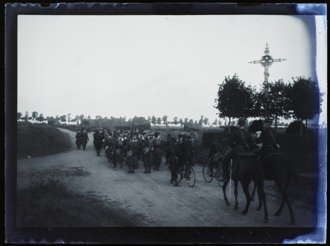 manoeuvres de santé août 1905 2e jour 72e route de Saint-Fuscien à Dury