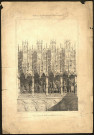 Couronnement des stalles de la cathédrale d'Amiens fin XVe siècle