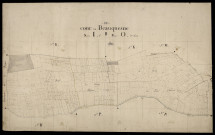 Plan du cadastre napoléonien - Beauquesne : I et O1