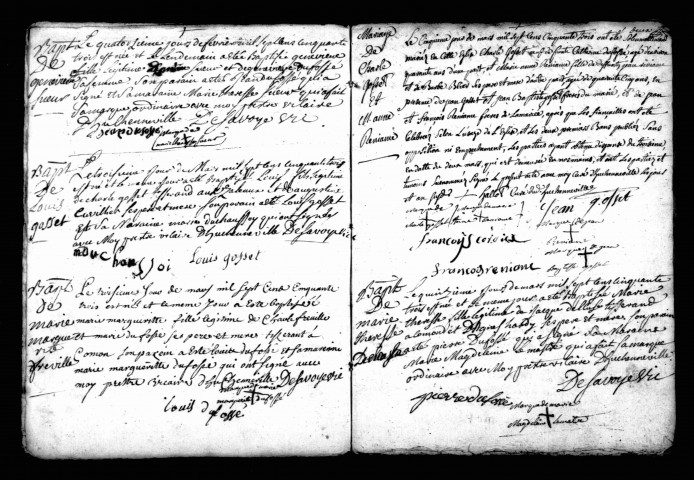 Huchenneville (Saint-Pierre) : baptêmes, mariages, sépultures