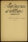 Albert. « l'Espérance d’Albert », société de gymnastique