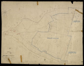 Plan du cadastre napoléonien - Ponches-Estruval (Ponches) : Plaine (La) ; partie du Village, B2