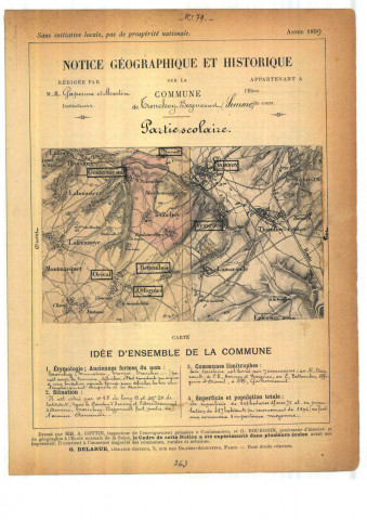 Hornoy Le Bourg (Tronchoy_Bezencourt) : notice historique et géographique sur la commune