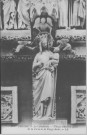 La cathédrale - Vierge ornant le pilier de la porte de la Vierge dorée