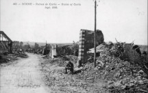 Ruines de Curlu. Ruins of Curlu. Sept. 1916