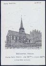 Brémontier-Merval (Seine-Maritime) : église Saint-Martin - (Reproduction interdite sans autorisation - © Claude Piette)