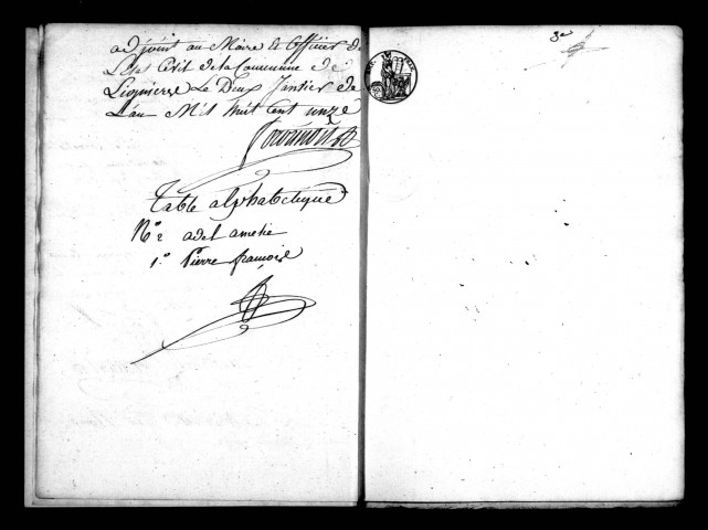 Lignières-lès-Roye : naissances, mariages, décès