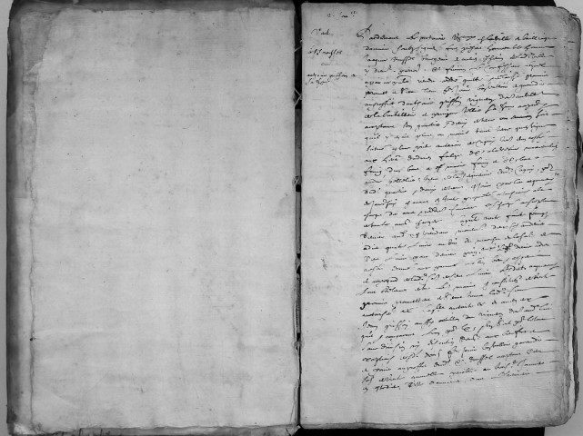 Etude de Me François Lecaron à Amiens (étude n°11). Minutes de l'année 1670