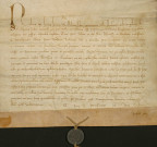 Bulle du pape Nicolas IV confirmant les biens de l'abbaye Notre-Dame de Berteaucourt-les-Dames, 1292