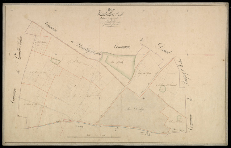 Plan du cadastre napoléonien - Hautvillers-Ouville (Hautvillers Ouville) : Ouville, C1