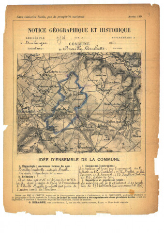 Brailly-Cornehotte : notice historique et géographique sur la commune
