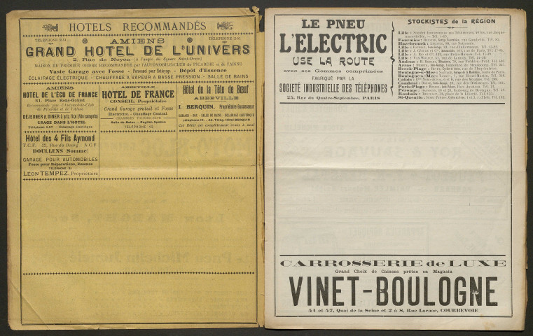 Automobile-club de Picardie et de l'Aisne. Revue mensuelle, 6e année, février 1910