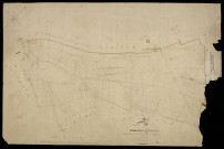 Plan du cadastre napoléonien - Ponches-Estruval (Ponches) : Plaine (La) ; partie du Village, B1