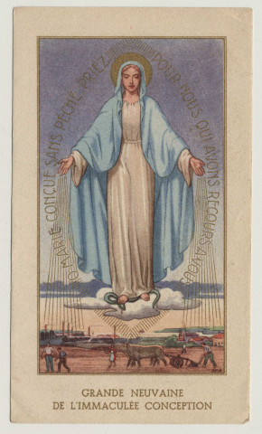 Grande neuvaine de l'Immaculée Conception. La Vierge de l'Immaculée Conception