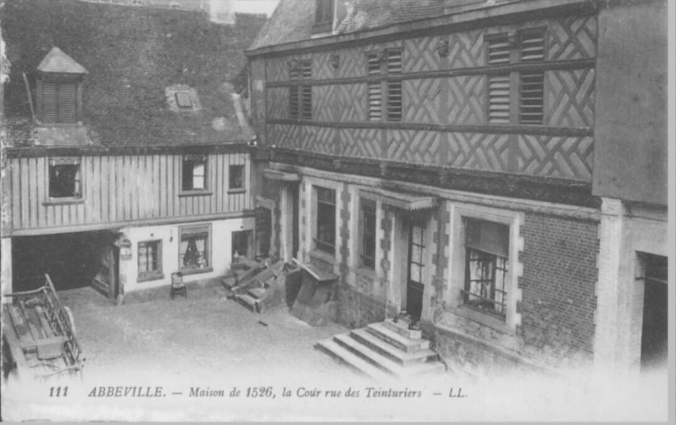 Maison de 1526, la cour rue des Teinturiers