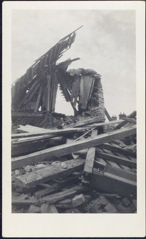 Abbeville. Rue Ringois. Ruines du 8 septembre 1943