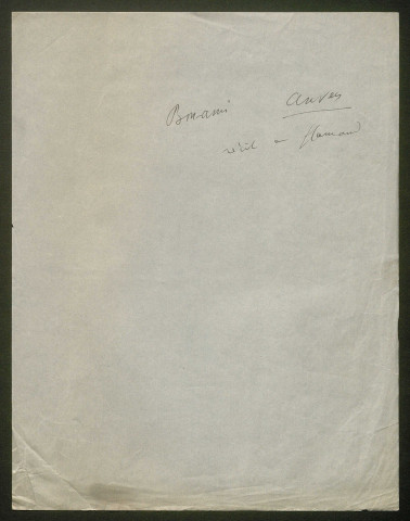 Témoignage de Bonami, Joseph et correspondance avec Jacques Péricard