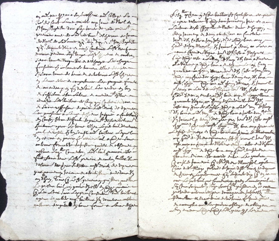 Etude de Me François Debacq à Amiens (étude n°7). Minutes des années 1670-1671