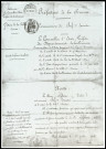 Arrêté de nomination du Sieur Victor Lefebvre comme Chef d'escouade de l'octroi de la ville d'Amiens (copie)