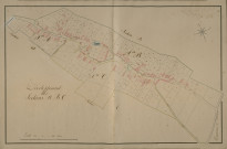 Plan du cadastre napoléonien - Mesnil-Domqueur (Maisnil) : A, B et C développées