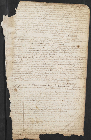 Maison de justice dite Conciergerie à Amiens. Registre d'écrou : 19 prairial an IV-29 floréal an IX Feuillets 21-183