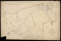 Plan du cadastre napoléonien - Caours (Caours les prés) : B