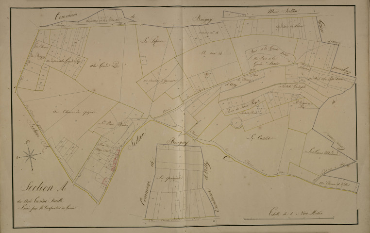 Plan du cadastre napoléonien - Francieres : Nord (Le), A