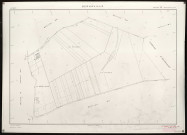 Plan du cadastre rénové - Bernaville : section ZE