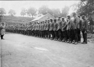 13 juin 1915. Arrivée de prisonniers allemands à la Citadelle d'Amiens