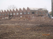 La destruction des derniers vestiges de l'usine B.V.R.