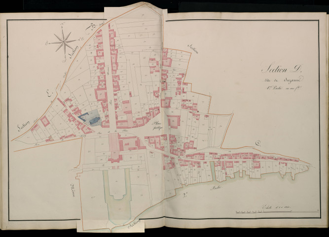 Plan du cadastre napoléonien - Atlas cantonal - Suzanne : Suzanne, D1