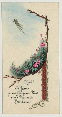 Noël ! A Jésus je confie pour vous mes voeux de bonheur. L'Etoile du Berger