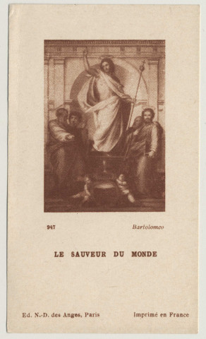 Le Sauveur du Monde