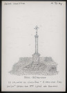Bosc-Bérenger (Seine-Maritime) : calvaire du cimetière - (Reproduction interdite sans autorisation - © Claude Piette)