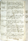 Page 5 du registre des entrées (17 février 1746 au 2 mars 1776) et des sorties (du 1er mars 1746 au 13 avril 1776) des soldats malades accueillis à l'hôtel-Dieu