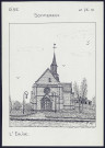 Sommereux (Oise) : l'église - (Reproduction interdite sans autorisation - © Claude Piette)