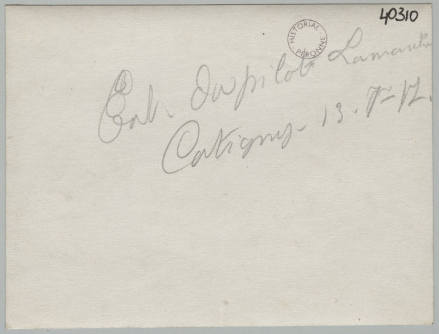 ENTERREMENT DU PILOTE LAMARCHE.13-7-17