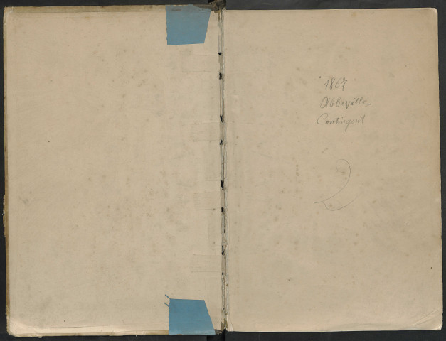 Abbeville : liste du contingent de la classe 1867