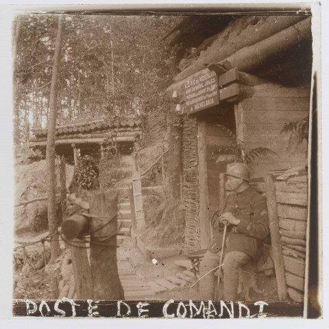 Alsace, abri d'un poste de commandement