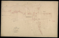 Plan du cadastre napoléonien - Frettemeule (Frettemeulle) : Maingneville, C1 (développement de la section C2)