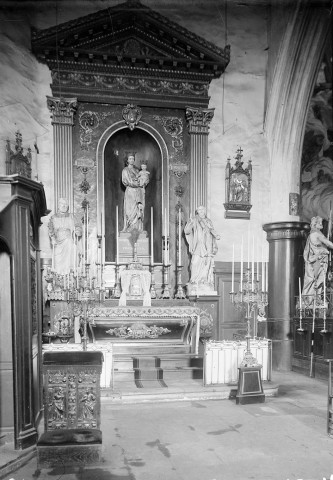 Eglise Saint Leu : autel de la Vierge