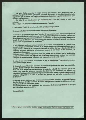 Longue Paume Infos (numéro 46), bulletin officiel de la Fédération Française de Longue Paume