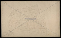 Plan du cadastre napoléonien - Laboissiere-en-Santerre (Laboissière) : Vignes (Les) ; Bois de Boileaux (Le), B1