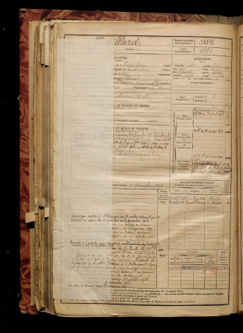 Maillard, Arthur, né le 23 mai 1870 à Pont-Remy (Somme), classe 1890, matricule n° 986, Bureau de recrutement d'Amiens